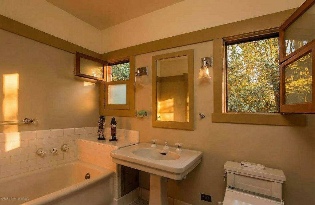 Bathroom 2 at The Dr. William T. Bolton House #3 with ceramic tile and period-appropriate fixtures.
