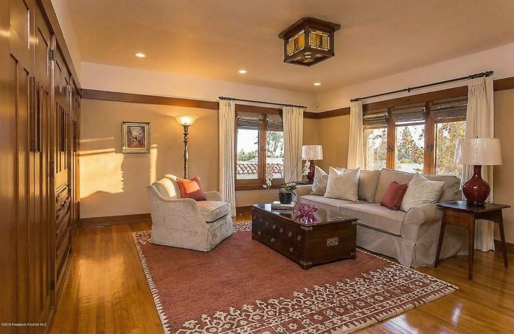 Second floor lounge at The Dr. William T. Bolton House #3 offering informal gathering space.