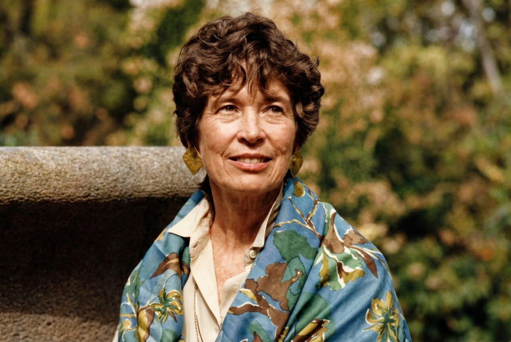 Portrait of Isabelle Greene, landscape architect who redesigned gardens at The Margaret B. S. Clapham Spinks House.