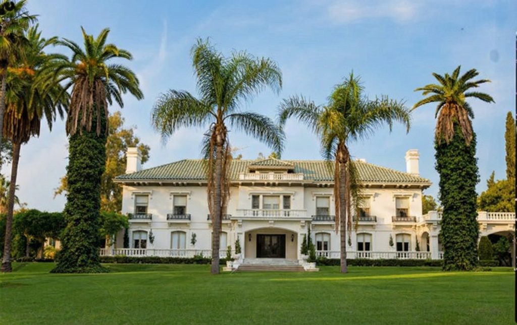 The Wrigley Mansion (Tournament House) designed by G. Lawrence Stimson, architect of The Judge Joseph H. Pryor House.