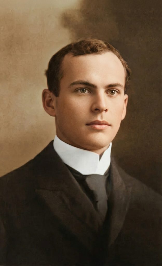Portrait of Charles Warring Leffingwell, owner of the ranch where The Charles W. Leffingwell Bunkhouse stood