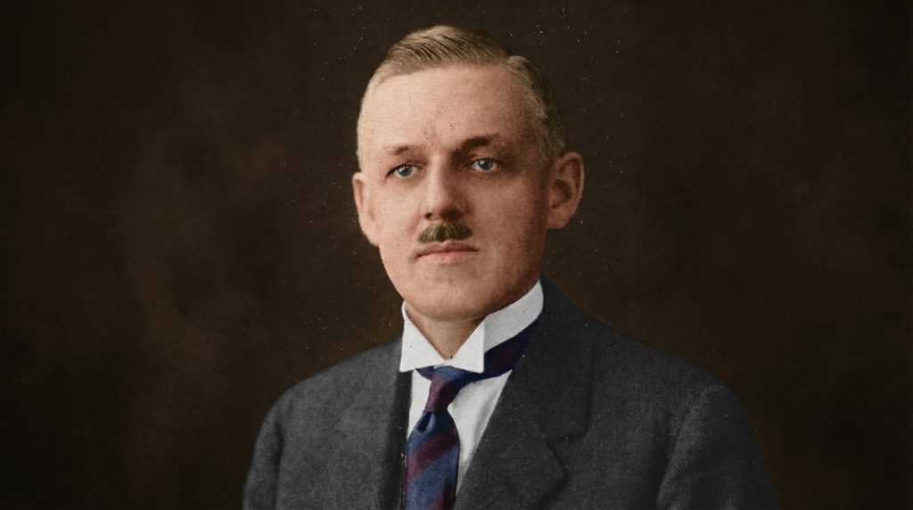 Portrait of architect G. Lawrence Stimson, designer of The Judge Joseph H. Pryor House exterior.