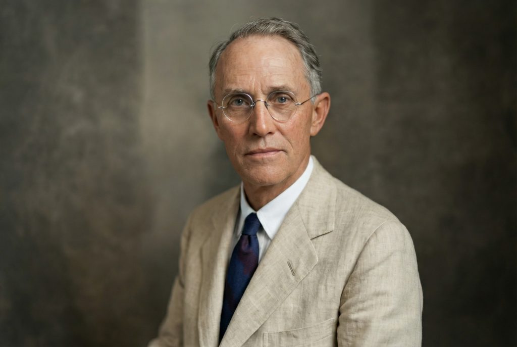 Portrait of Lon F. Chapin, Pasadena newspaper editor and author who commissioned alterations to The Lon F. Chapin House in 1907.