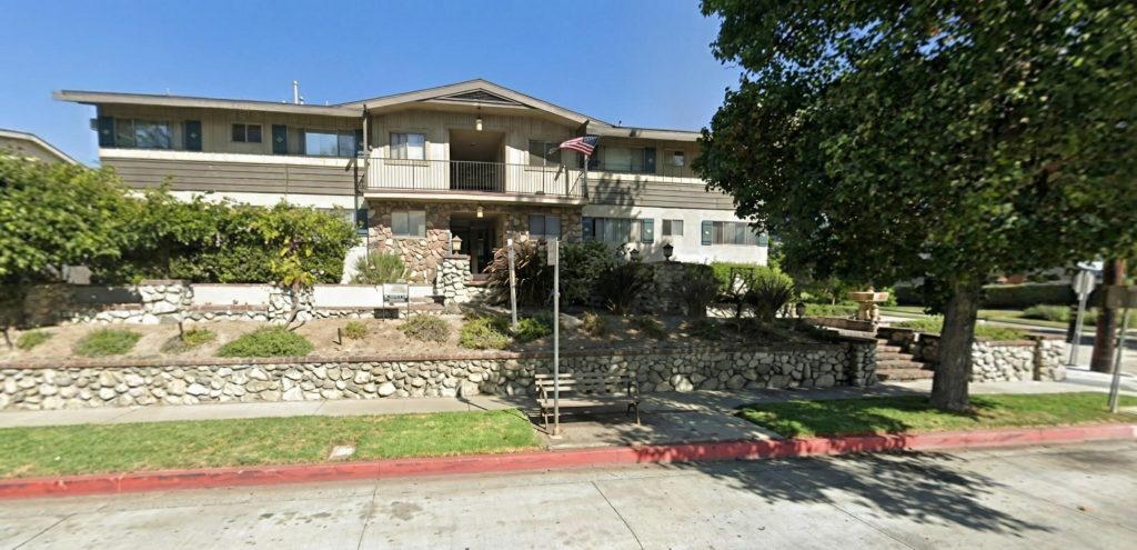 Street view photograph of The William J. Lawless House exterior in Sierra Madre, California