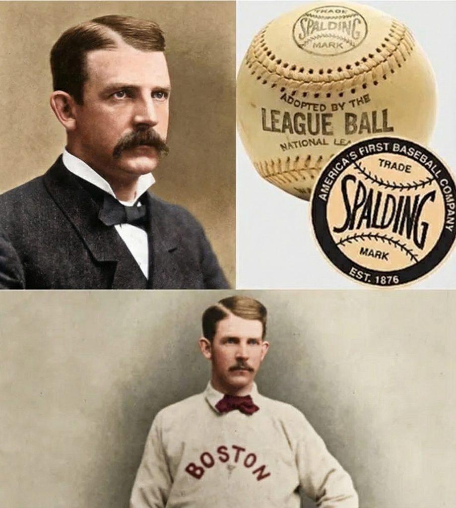 Portrait photograph of Albert Goodwill Spalding, baseball legend and sporting goods tycoon whose son Keith commissioned The Sespe Ranch Bunkhouse
