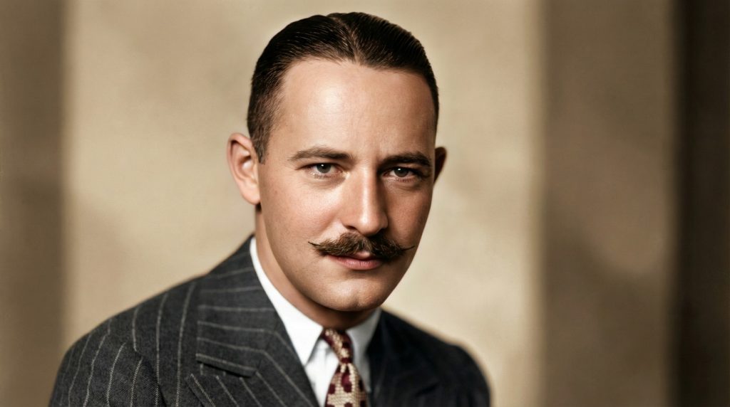 Portrait of silent film star Norman Kerry, who saved The Earle C. Anthony house by relocating it to Beverly Hills in 1923
